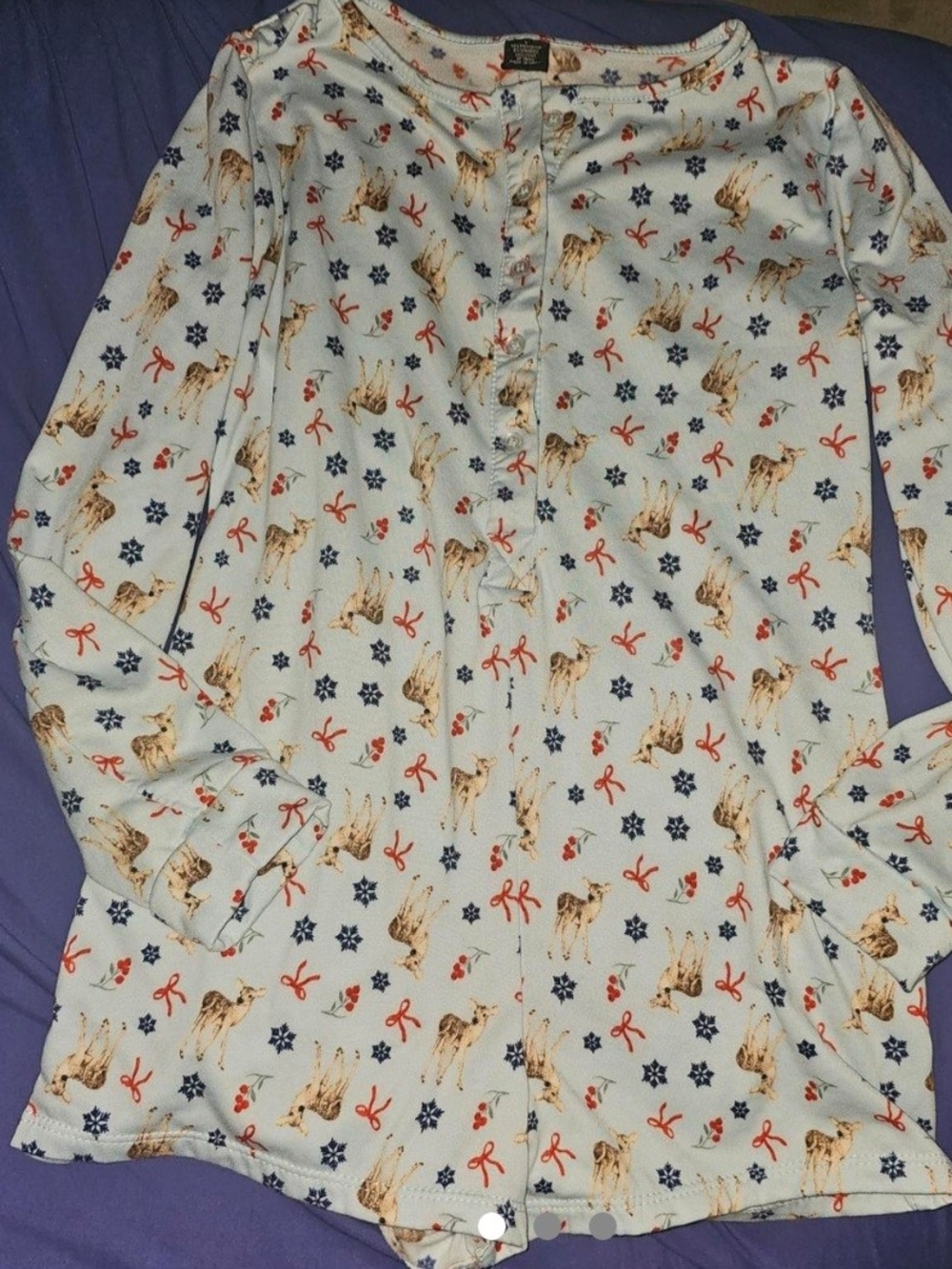 Deer Onesie Romper Large Women